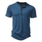 King Billion Mens Cotton Henley TShirt Breathable Short Sleeve Casual Summer Tee 5