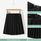 Womens Black Japanese JK Sailor School Uniform Set Classic Anime Cosplay Student Outfit With Pleat 6