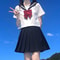 Elegant Plus Size Sailor School Uniform Set Japanese JK Style Long Sleeve Cosplay Outfit S8XL 1