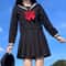 Elegant Plus Size Sailor School Uniform Set Japanese JK Style Long Sleeve Cosplay Outfit S8XL 2