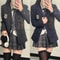 Japanese Sailor School Uniform Blazer Set Anime JK Pleated Skirt Cosplay Outfit For Women 1