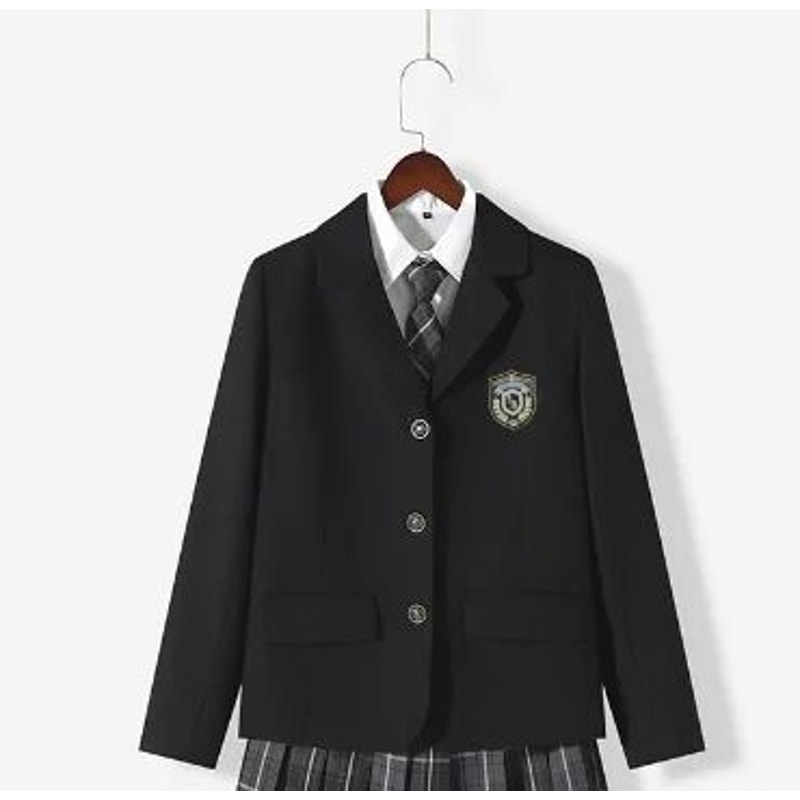 Japanese Sailor School Uniform Blazer Set Anime JK Pleated Skirt Cosplay Outfit For Women 8