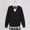 Japanese JK School Uniform Sweater Cardigan Anime VNeck Long Sleeve Knit Coat For Girls 7