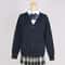 Japanese JK School Uniform Sweater Cardigan Anime VNeck Long Sleeve Knit Coat For Girls 8