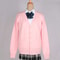 Japanese JK School Uniform Sweater Cardigan Anime VNeck Long Sleeve Knit Coat For Girls 17
