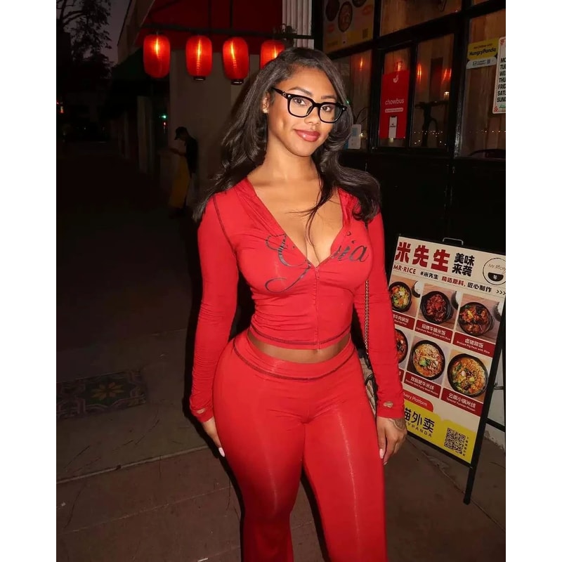 Y2K Leopard Print Hoodie Slim Pants Set Womens Streetwear 2Piece Cardigan And Trousers Outfit 7