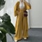 Womens Solid Color Long Cardigan Wide Leg Pants Set Casual Loose Commuter 2Piece Outfit 9