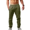 Mens Cotton Linen Sport Jogger Pants Breathable Summer Gym Casual Training Sweatpants 10