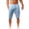 Mens Cotton Linen Sport Jogger Pants Breathable Summer Gym Casual Training Sweatpants 18