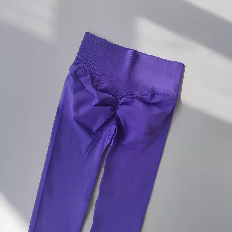 Womens High Waist Seamless Yoga Leggings Push Up Hip Lift Gym Running Fitness Pants 6