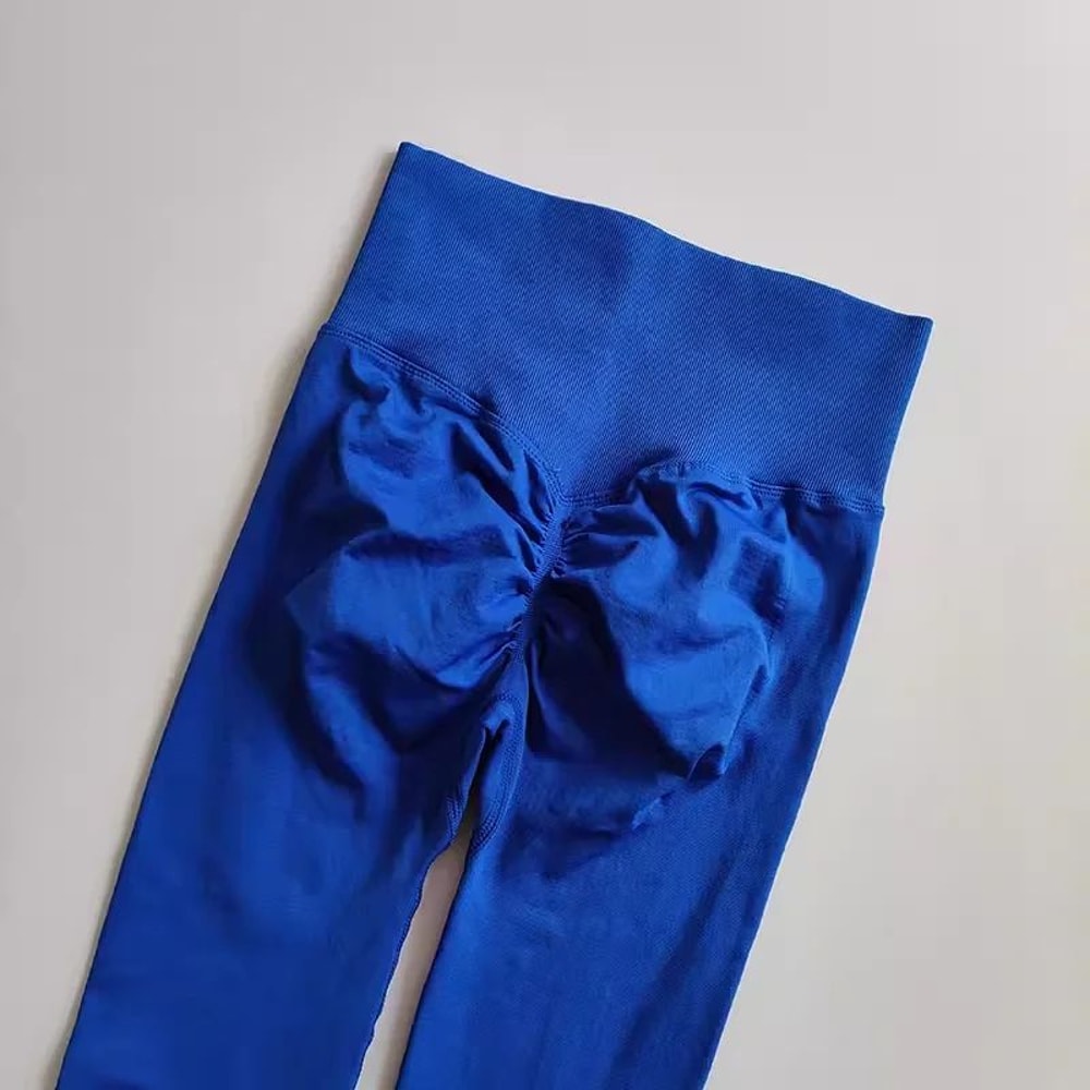 Womens High Waist Seamless Yoga Leggings Push Up Hip Lift Gym Running Fitness Pants 16