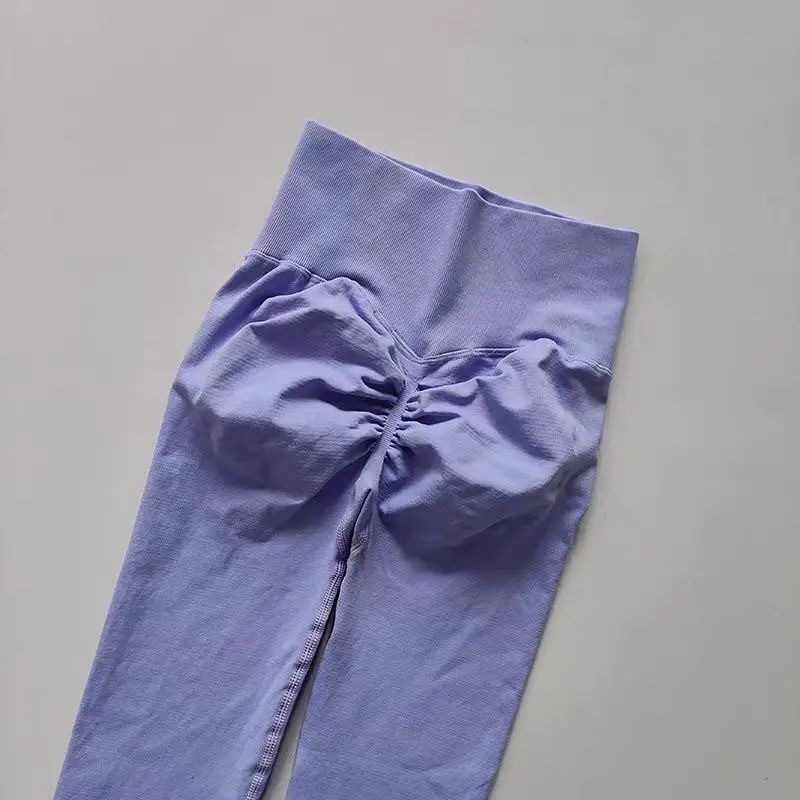 Womens High Waist Seamless Yoga Leggings Push Up Hip Lift Gym Running Fitness Pants 18