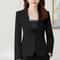 Womens Classic Black Slim Fit Office Blazer Professional SingleBreasted Business Suit Jacket 3