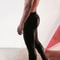 Mens Wet Look Faux Leather Skinny Pants Slim Fit Clubwear Dance Performance Leggings 2