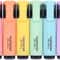 Pastel Chisel Tip Highlighter Marker Set 6 Soft Color Study Office Highlight Pens 6