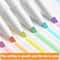 Dual Tip Pastel Highlighter Marker Set Double Ended Fluorescent Art Study Pens 0