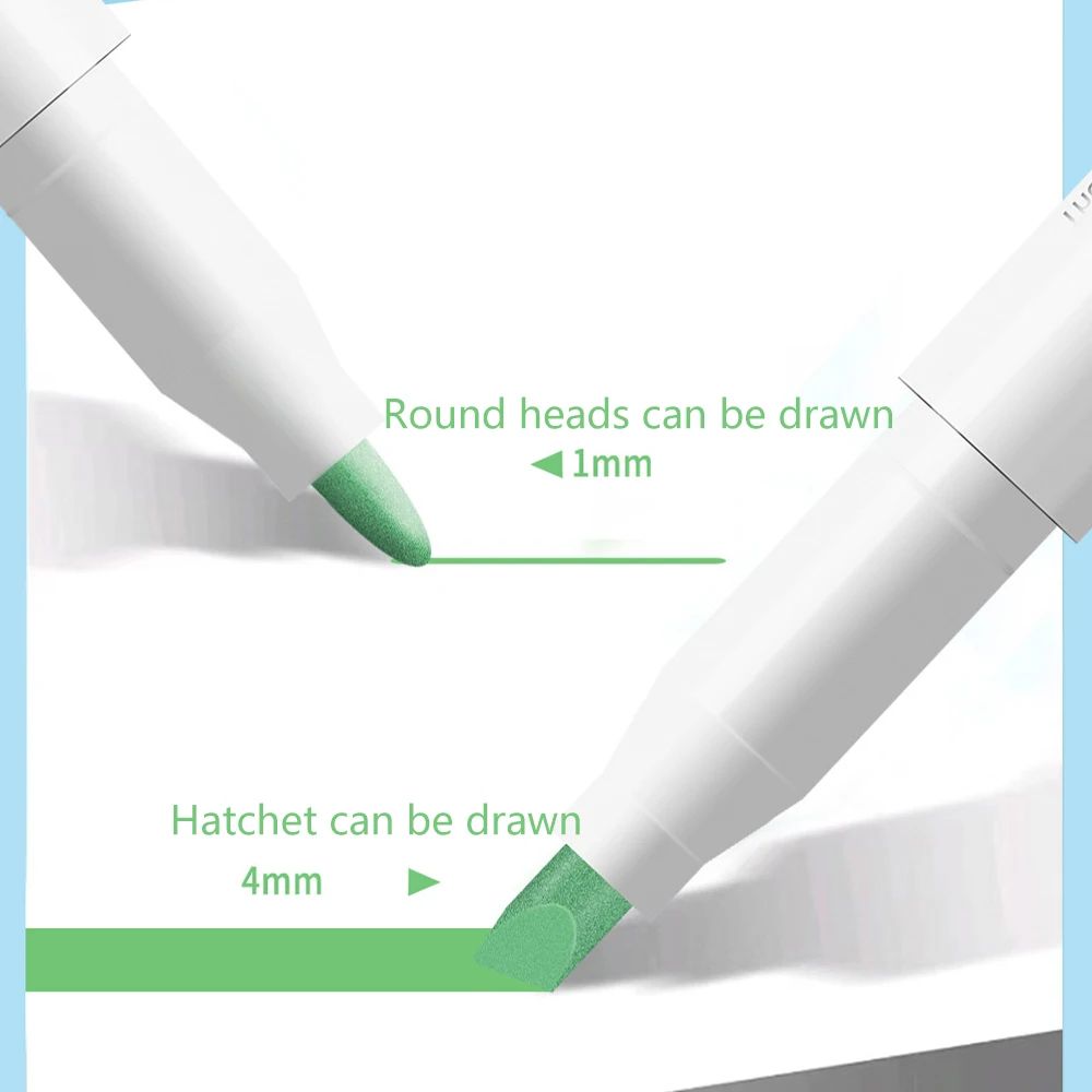 Dual Tip Pastel Highlighter Marker Set Double Ended Fluorescent Art Study Pens 3