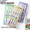 Kawaii Glitter Pastel Highlighter Pen Set Fine Tip Sparkle Study Scrapbook Markers 4 Colors 3