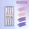 Kawaii Glitter Pastel Highlighter Pen Set Fine Tip Sparkle Study Scrapbook Markers 4 Colors 5