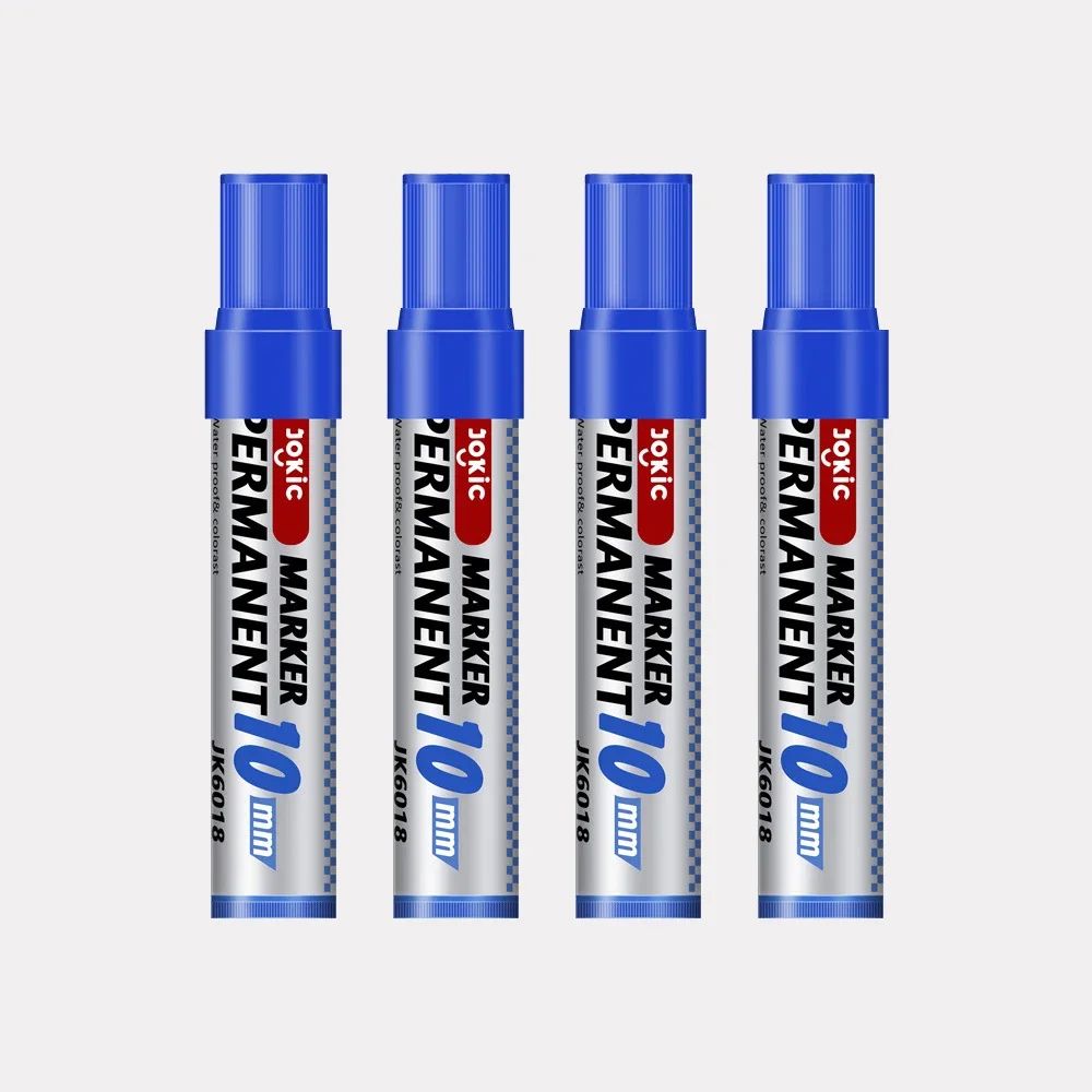 Permanent Marker Pen Set Waterproof Dual Tip Color Markers With Fine 10mm Broad Nib 10