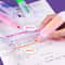 BAOKE MP4910 Highlighter Pen Set 6 Color Fluorescent Chisel Tip QuickDry Study Markers 2