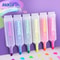 BAOKE MP4910 Highlighter Pen Set 6 Color Fluorescent Chisel Tip QuickDry Study Markers 4
