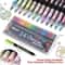 Double Line Metallic Outline Highlighter Pens Set Magic Glitter Drawing Markers For Creative Art 1