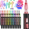 Double Line Metallic Outline Highlighter Pens Set Magic Glitter Drawing Markers For Creative Art 7