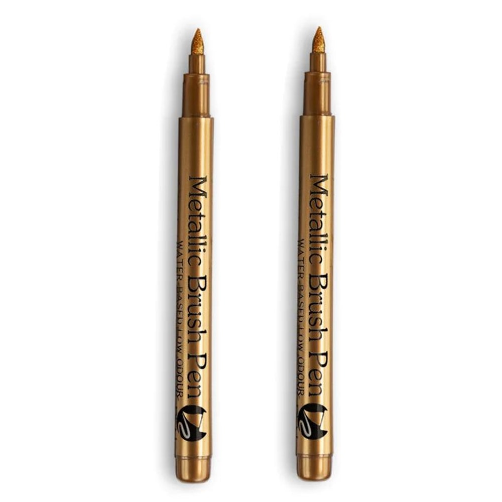 Permanent Gold Silver Metallic Marker Pens Shiny Art Markers For Crafts Scrapbooking DIY Project 12