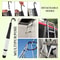 Stainless Steel Telescoping Extension Ladder 85ft Portable Folding Loft Ladder With 330lb Capacity 2