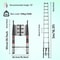 Stainless Steel Telescoping Extension Ladder 85ft Portable Folding Loft Ladder With 330lb Capacity 7