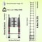 Stainless Steel Telescoping Extension Ladder 85ft Portable Folding Loft Ladder With 330lb Capacity 9