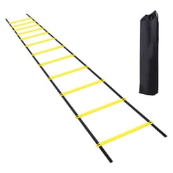 adjustable agility speed ladder training equipment – portable soccer & football footwork training ladder