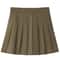 Womens High Waist Pleated Mini Skirt Preppy Style ALine Elastic Waist JK Skirt With Zipper 6
