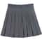 Womens High Waist Pleated Mini Skirt Preppy Style ALine Elastic Waist JK Skirt With Zipper 14