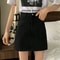 Womens High Waist Denim Mini Skirt Slim Fit Y2K Jean Skirt With Pockets 6