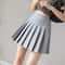 Womens High Waist Pleated Tennis Mini Skirt Korean Style Vintage Summer Dance Skirt 12