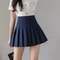 Womens High Waist Pleated Tennis Mini Skirt Korean Style Vintage Summer Dance Skirt 16