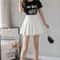 Womens High Waist Pleated Tennis Mini Skirt Korean Style Vintage Summer Dance Skirt 19