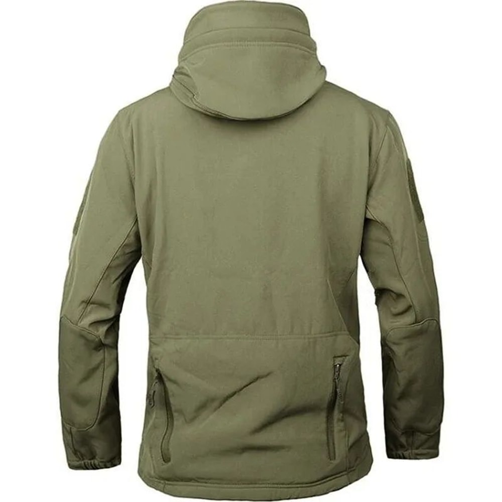 Mens Tactical Softshell Military Jacket Waterproof Hooded Outdoor Combat Utility Jacket 2