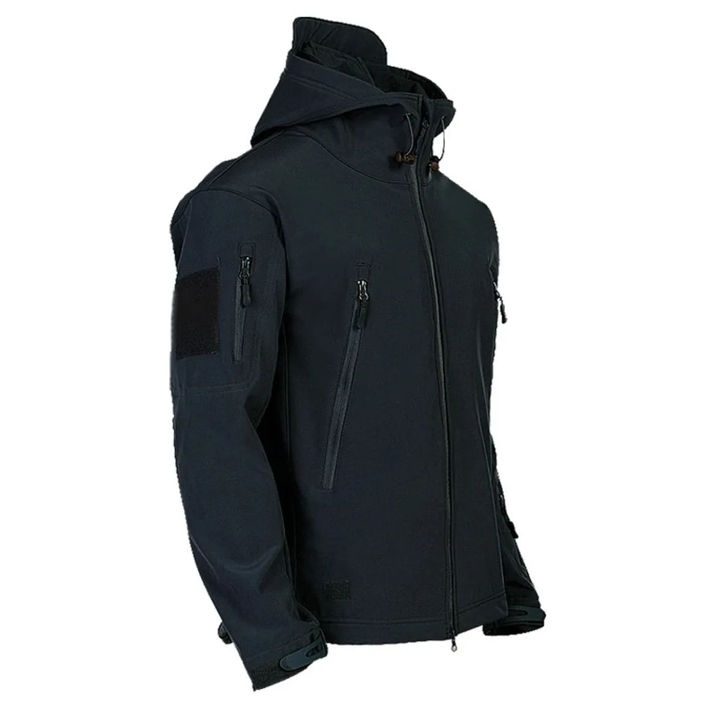 Mens Tactical Softshell Military Jacket Waterproof Hooded Outdoor Combat Utility Jacket 5