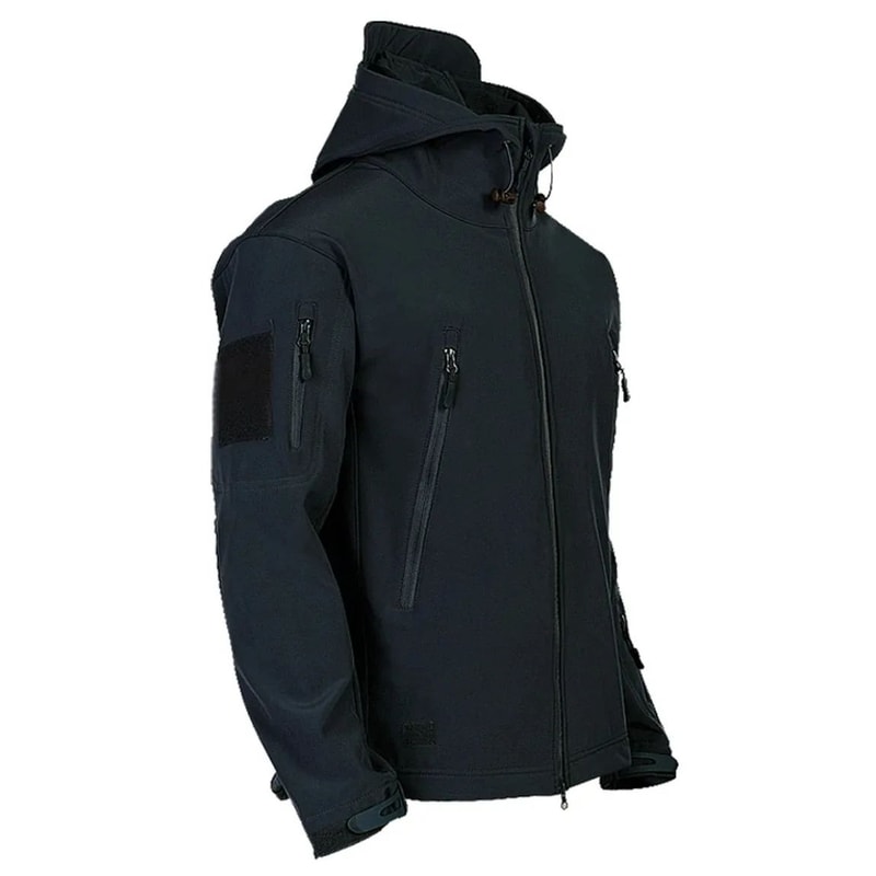 Mens Tactical Softshell Military Jacket Waterproof Hooded Outdoor Combat Utility Jacket 5