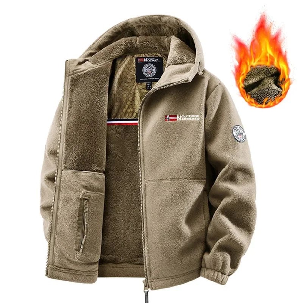 Mens Harajuku Hip Hop Wool Hoodie Jacket Casual ZipUp Streetwear Sweatshirt 6