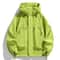 Mens Waterproof Hooded Windbreaker Jacket Lightweight Softshell Bomber For Hiking Camping Casual 5
