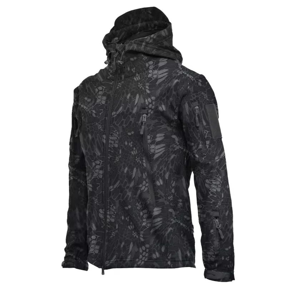 Mens Tactical Shark Skin Soft Shell Jacket Windproof Waterproof Military Hooded Combat Bomber Coat 10