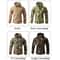 Mens Shark Skin Tactical Soft Shell Jacket Waterproof Fleece Hooded Military Camouflage Outdoor Co 1