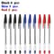 SmoothWrite 3Color Ballpoint Pens 10mm LongLasting MultiInk Office School Writing Pens 8