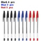 SmoothWrite 3Color Ballpoint Pens 10mm LongLasting MultiInk Office School Writing Pens 8