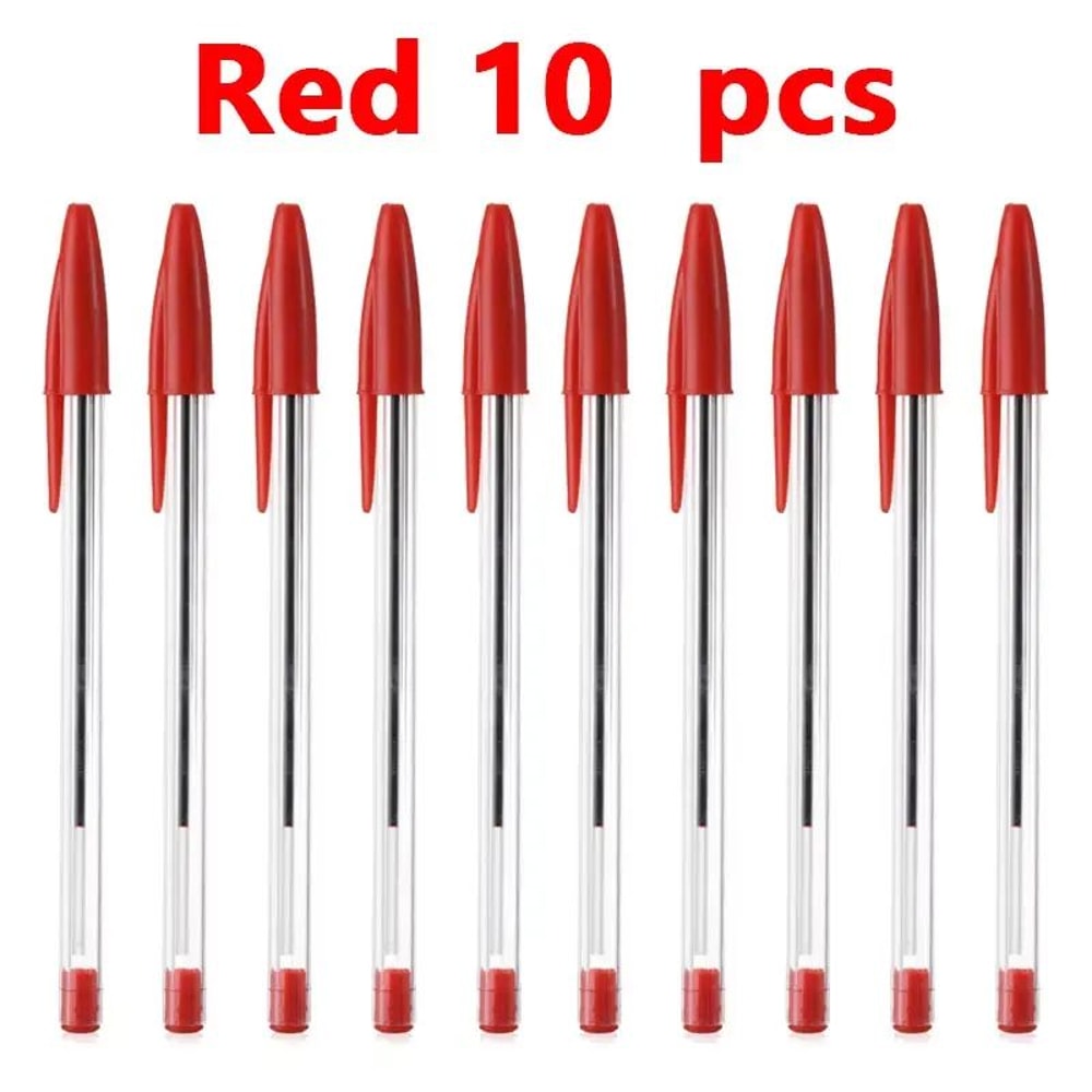 SmoothWrite 3Color Ballpoint Pens 10mm LongLasting MultiInk Office School Writing Pens 9