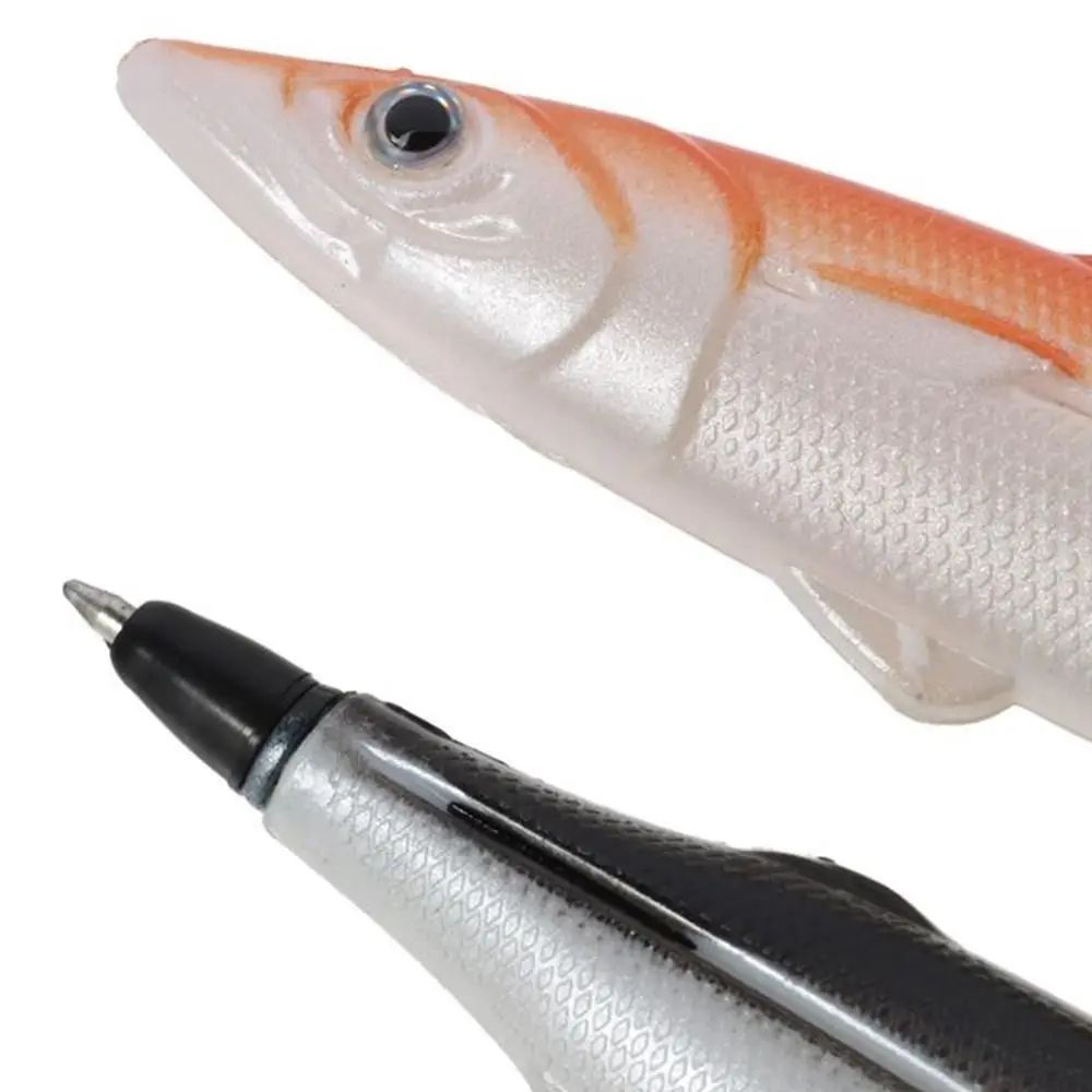 Salt Fish Shape Ballpoint Pen Creative Fish Novelty Writing Pen For School Office Gifts 4